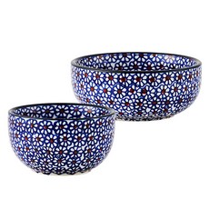 파뷔에 잘리피에 공기 대접 세트, 네이비, 1세트, 공기 + 대접