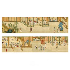 Laventia 卷軸圓形古風書法韓紙, 類型3, 1個