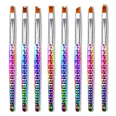 卡卡斯 美甲刷 8件組 KN-B3037, 1套, 極光美甲刷 8件組, 選擇本商品