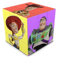 3 x 3 x 3 迪士尼玩具總動員魔術方塊 DC306 益智玩具, 1個, 混合色