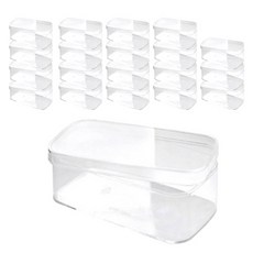 方形容器 1270, 20個, 透明