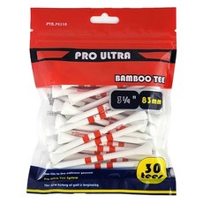 Pro Ultra竹製高爾夫球座, 30個, 混合色