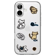 어라운드집 쿨캣 클리어 젤리 케이스