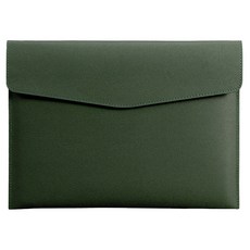 東亞PMS A5文件皮革收納包, 1個, 深綠色