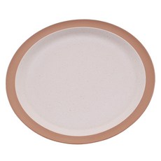 그린들리 도자기 클레이 원형 접시, 프림로즈핑크, 1개