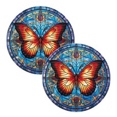 소니오 엔틱 글래스 버드 인테리어 스티커 2p, 19 무드