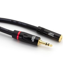 에이치디탑 국산 3.5 스테레오 암 to 수 케이블 HT-TP388, 1개, 1m