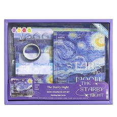 Hayeongine 感性油畫手帳裝飾套組, 1套, 星光閃耀的夜晚