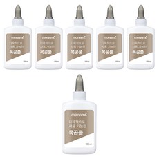 모나미 다목적으로 사용 가능한 목공풀, 120ml, 6개