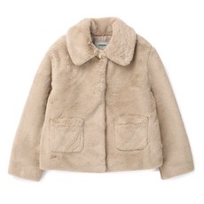 renoma kids 女童Rex兔毛夾克 R2442J078, 05米色