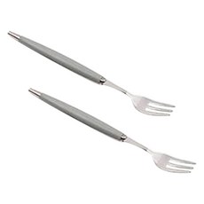 Bogen Montblanc 可愛餐具茶叉, 灰色, 2個