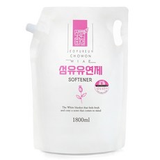 JEOPUREUN CHOWON WIAE 十月獼猴桃 衣物柔軟精 四月清新香, 1.8L, 1個
