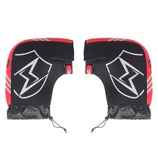 드라이마스터 오토바이 핸들 방한 토시 양손세트, 레드