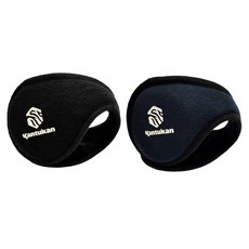 Kantukan 防寒耳罩2件組, 1套, 黑色 + 海軍藍