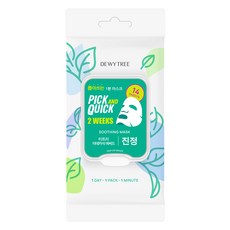 DEWYTREE Pick&Quick 兩週舒緩面膜, 14入, 1包