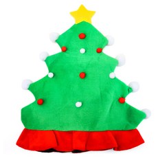 聖誕樹造型帽, 1個, 混色