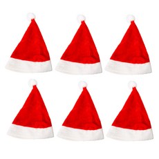 聖誕老人帽, 6個, 混色