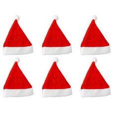 童款聖誕老人帽, 6個, 混色