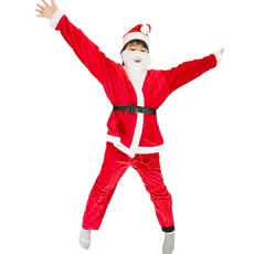 聖誕老人套裝5件組 12~14歲尺寸