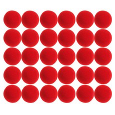 裝扮用魯道夫的海綿紅鼻子, 單色, 30個