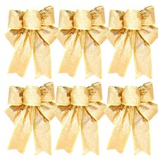 樹裝飾絲帶, 1組, 金色