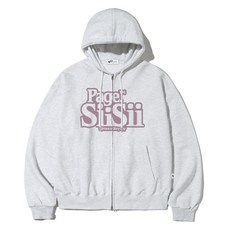 이스케이프프롬 페이지시시 베이직 빅 로고 프린트 투웨이 후드집업