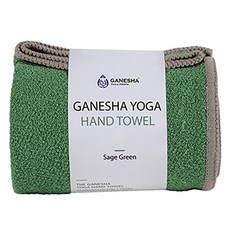 GANESHA YOGA PROPS The Yoga 擦手巾, 鼠尾草綠, 1個