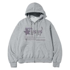 Escapefrom PAGE CC 紫色鍍鉻 CC 星星印花雙向連帽拉鍊外套