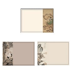 Laventia 古典風漢字韓紙 3款 x 20張套組, 類型1, 1套