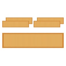 Laventia 直紋書法用紙 類型7, 5個, 混合顏色