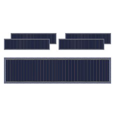 Laventia 直紋書法用紙 類型4, 5個, 混合顏色