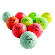 Saintnine 彩色混合高爾夫落球 特A+級 42.67mm, 1個, 10個, 隨機出貨