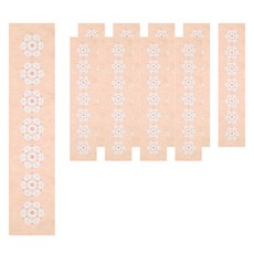 Laventia 花紋書法用紙 款式6, 混合色, 10個