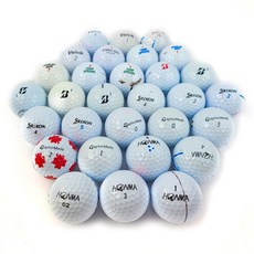 메이저브랜드BIG6 프리미엄 혼합 골프공 로스트볼 A, 화이트, 30개입, 1개