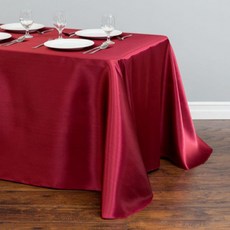 Likezone 迎賓美感桌布, 勃艮第酒紅, 145 x 220 cm, 1個