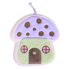 FuturoLab 蘑菇屋掛式擦手巾 擦手巾/洗臉巾, 1個, 毛巾4