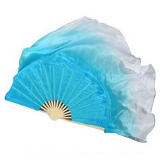 Marketpia 傳統漸層絲綢流蘇舞蹈扇 10cm, 1個, B款