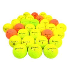 SUMMIT TaylorMade 混合高爾夫球 二手球 特A+ 42.67mm, 1個, 隨機出貨, 30入