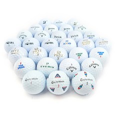 主要品牌BIG6 優質混合高爾夫二手球 特A+, 白色, 1個, 30入