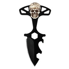 新型骷髏刀都市刀具多功能刀, 黑色, 1個