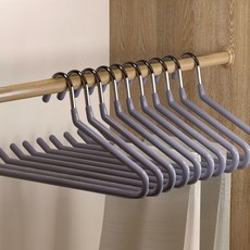 논슬립 프리미엄 엔드 코팅 바지걸이, 그레이, 10개