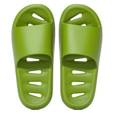 언헤브 욕실 물빠짐 홀 욕실화, A 그린, 1개