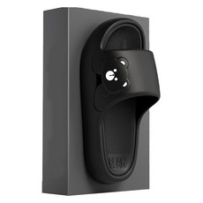 언헤브 편안한 홈 욕실 슬리퍼, A 블랙, 1개