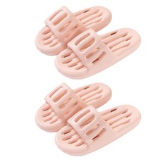 Maket Gamseong 排水EVA浴室拖鞋, 2個, 粉紅色