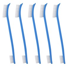 kitchen U 多功能容器蓋子縫隙清潔刷, 5個, 藍色