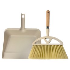 World Clean 木質方形掃帚 + 畚箕組, 1套, 混合顏色