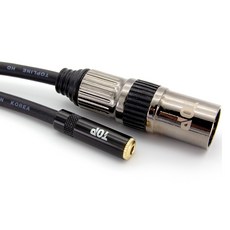 에이치디탑 국산 3.5 스테레오 암 to XLR 수 케이블 HT-TP455, 1개, 20m