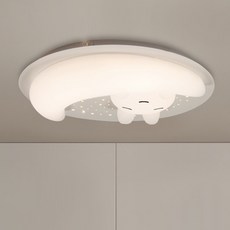 WONHA DS 調光兔子A兒童房燈 LED 75W 無頻閃 三星晶片 三色變換 + 遙控器, 白色 + 晝光色 + 自然白 + 燈泡色