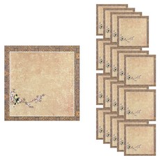 Laventia 樹枝鳥設計書法紙 類型5 20張, 1套