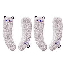 Market Fio 馬桶圈毛絨坐墊套 2入, 款式1, 1個